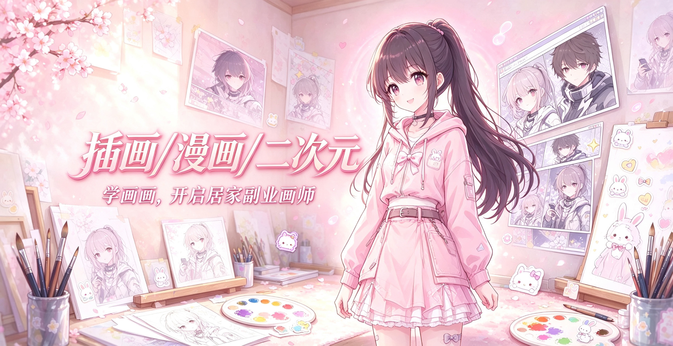 AI绘画全链路创作班，学画画，开启奇迹创作之旅